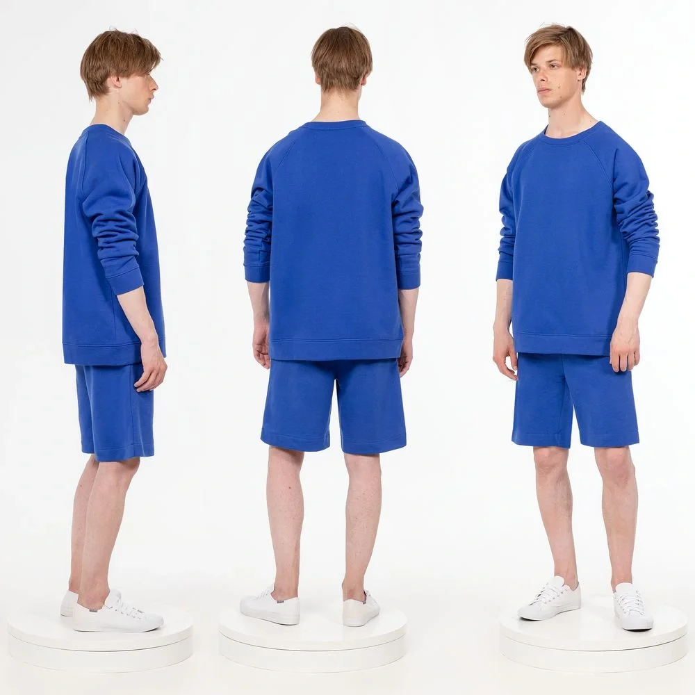 Свитшот унисекс S1, синий - фото 2