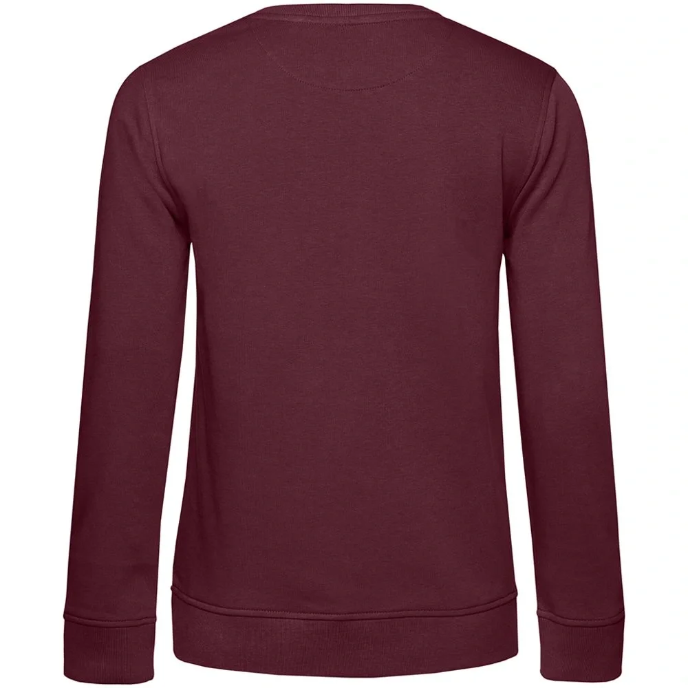 Свитшот женский BNC Inspire (Organic), бордовый - фото 3