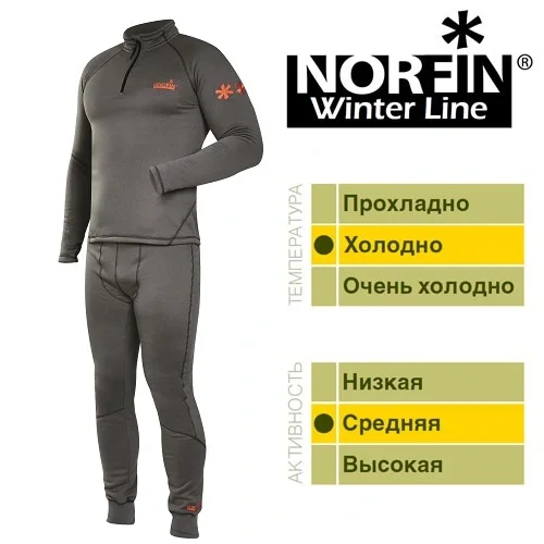 Термобелье Norfin WINTER LINE GRAY - фото 1