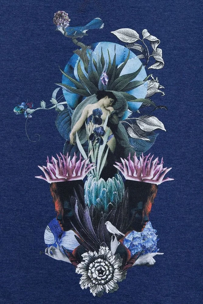 Толстовка Beauty Sleep, синий меланж - фото 3