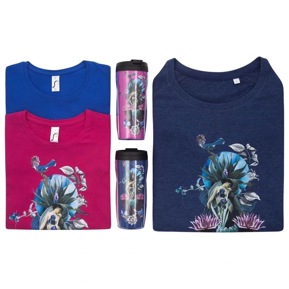 Толстовка Beauty Sleep, синий меланж - фото 8