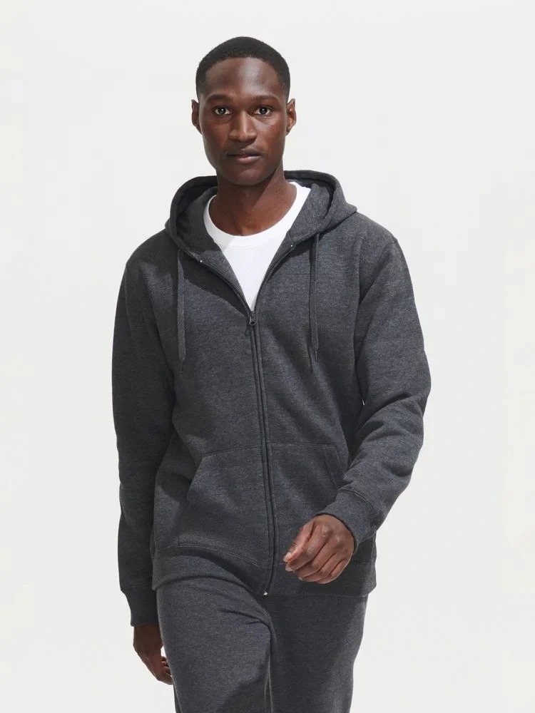 Толстовка мужская на молнии с капюшоном Seven Men, красная - фото 8