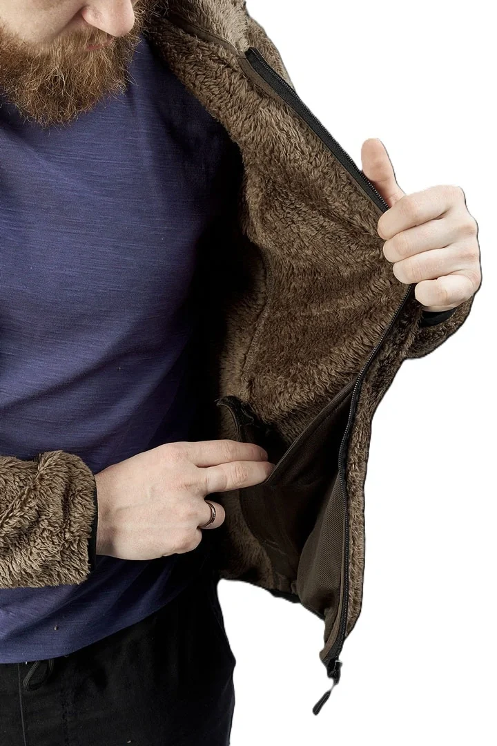 Толстовка мужская "POLARSTAR" (BROWN)-К - фото 3