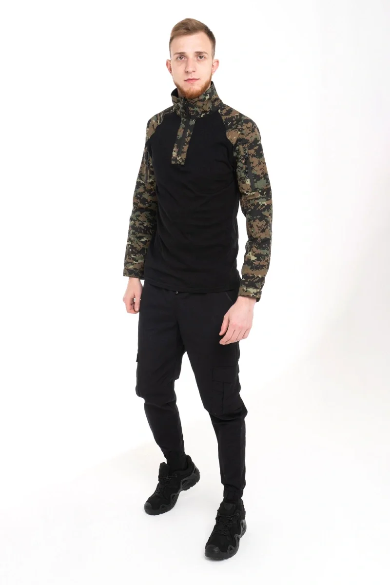 Толстовка мужская YUMCO А2122130М, ХБ, цвет черный - фото 3