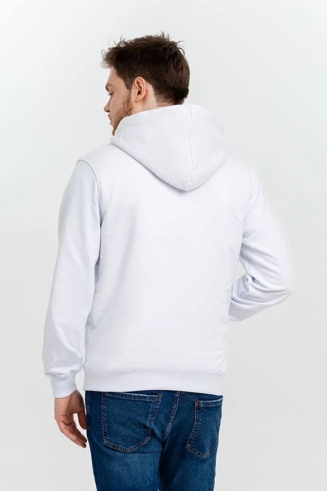 Толстовка на молнии Kulonga Sherpa, белая - фото 9