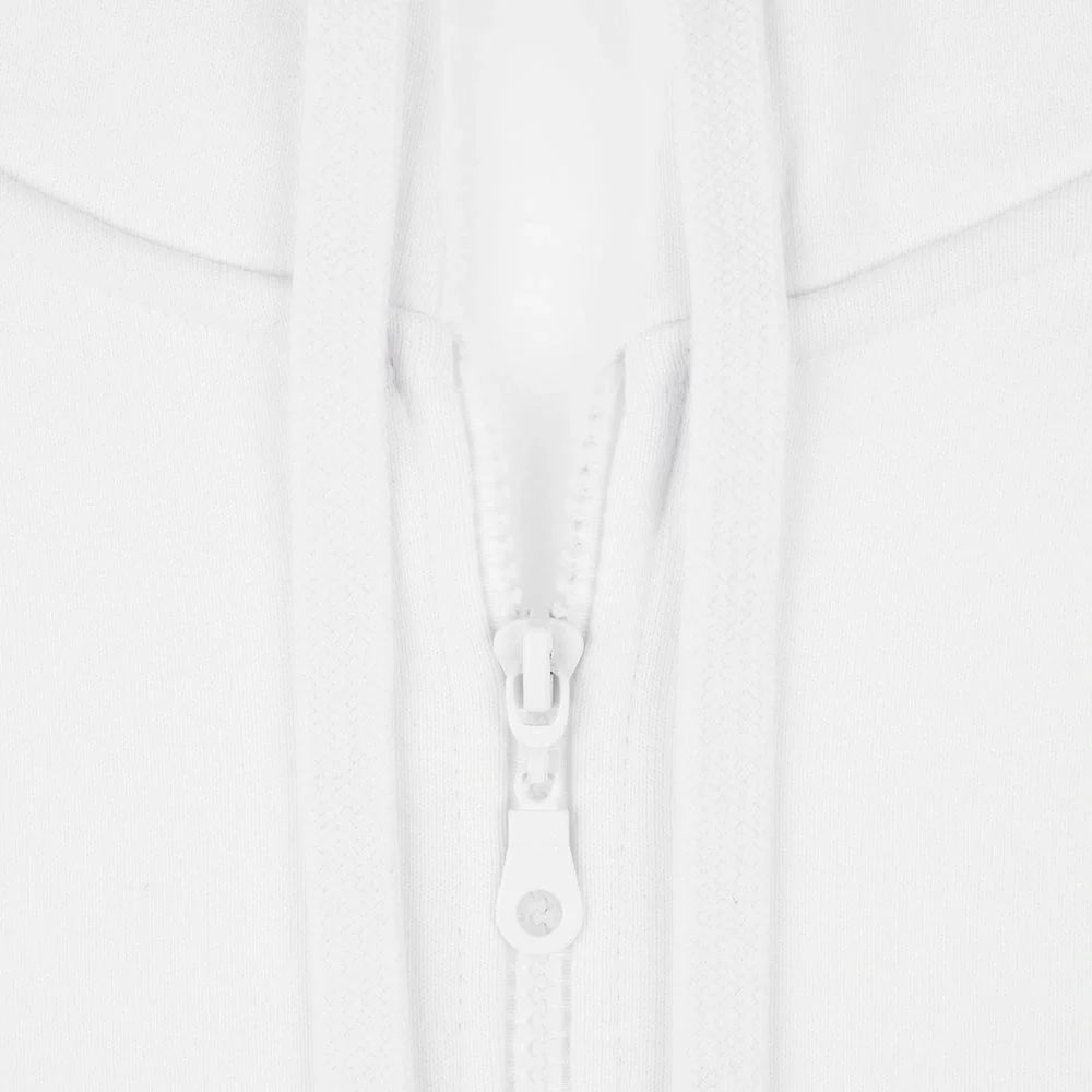 Толстовка на молнии с капюшоном Siverga Heavy 2.0, белая - фото 6