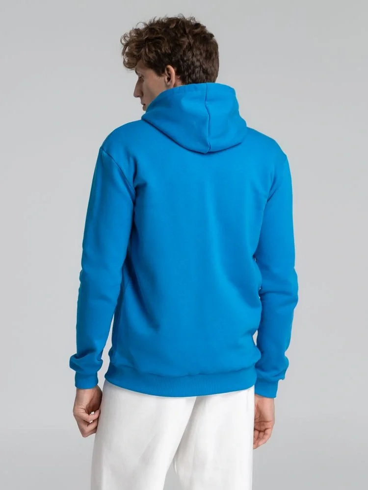 Толстовка на молнии с капюшоном Siverga Heavy 2.0, бирюзовая - фото 5