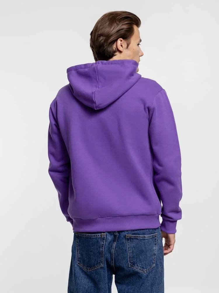 Толстовка на молнии с капюшоном Siverga Heavy 2.0, фиолетовая - фото 14