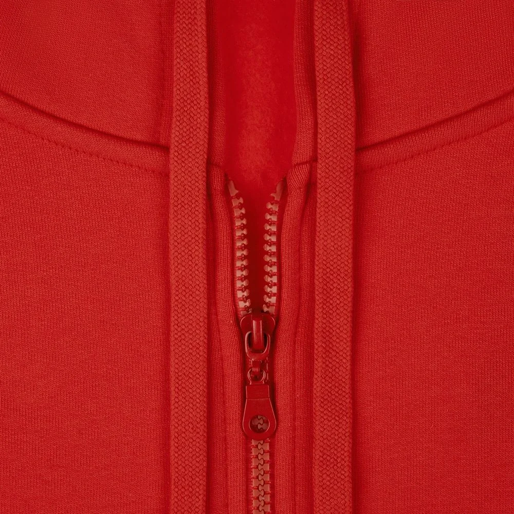 Толстовка на молнии с капюшоном Siverga Heavy 2.0, красная - фото 8