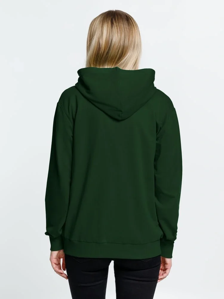Толстовка на молнии с капюшоном Siverga 2.0, темно-зеленая - фото 13