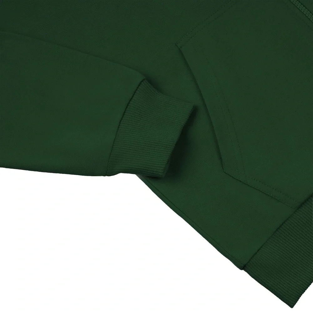 Толстовка на молнии с капюшоном Siverga 2.0, темно-зеленая - фото 5