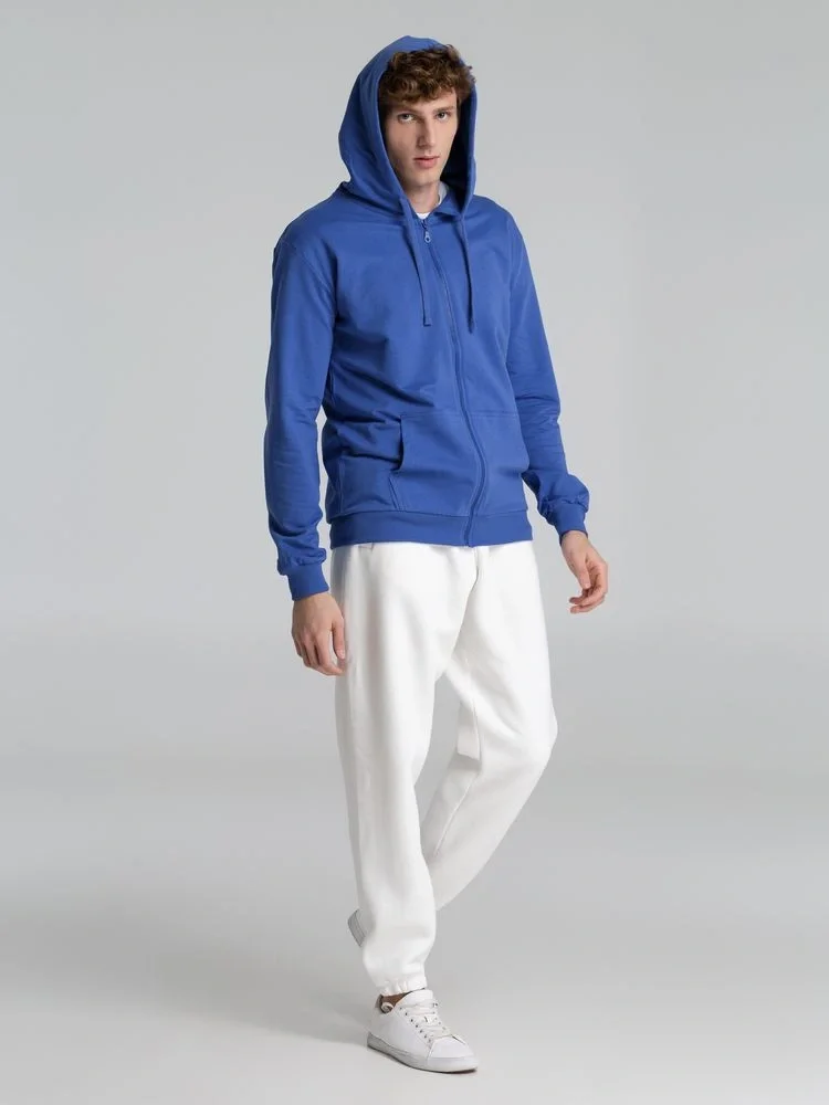 Толстовка на молнии с капюшоном Siverga 2.0, ярко-синяя - фото 10