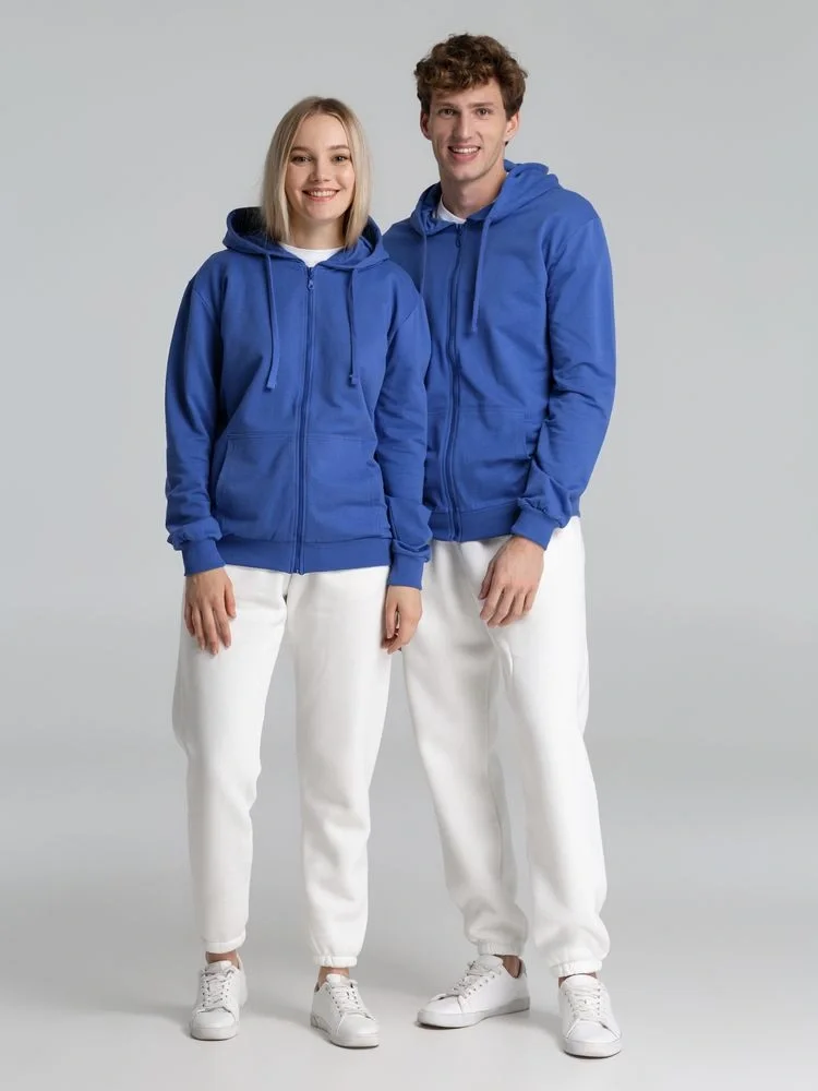 Толстовка на молнии с капюшоном Siverga 2.0, ярко-синяя - фото 15