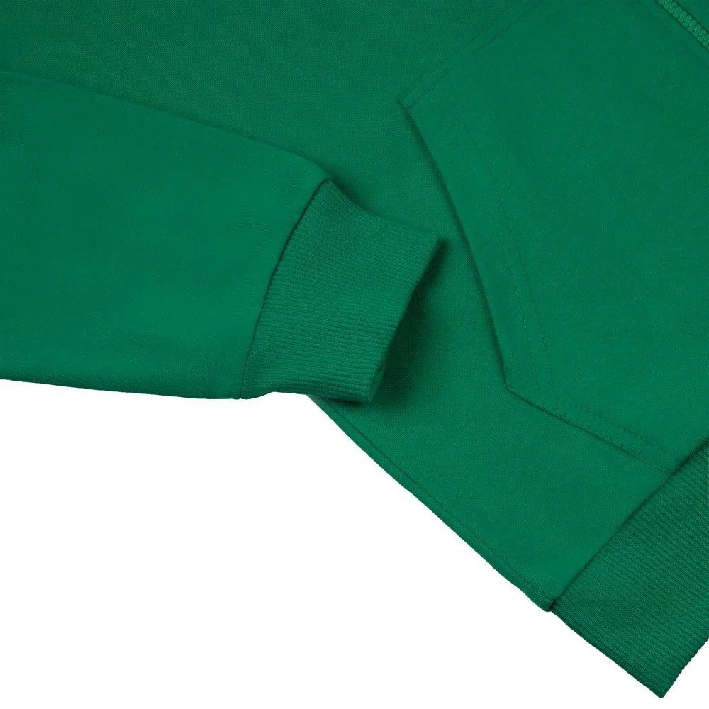 Толстовка на молнии с капюшоном Siverga 2.0, зеленая - фото 5