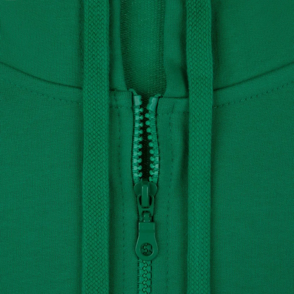 Толстовка на молнии с капюшоном Siverga 2.0, зеленая - фото 6