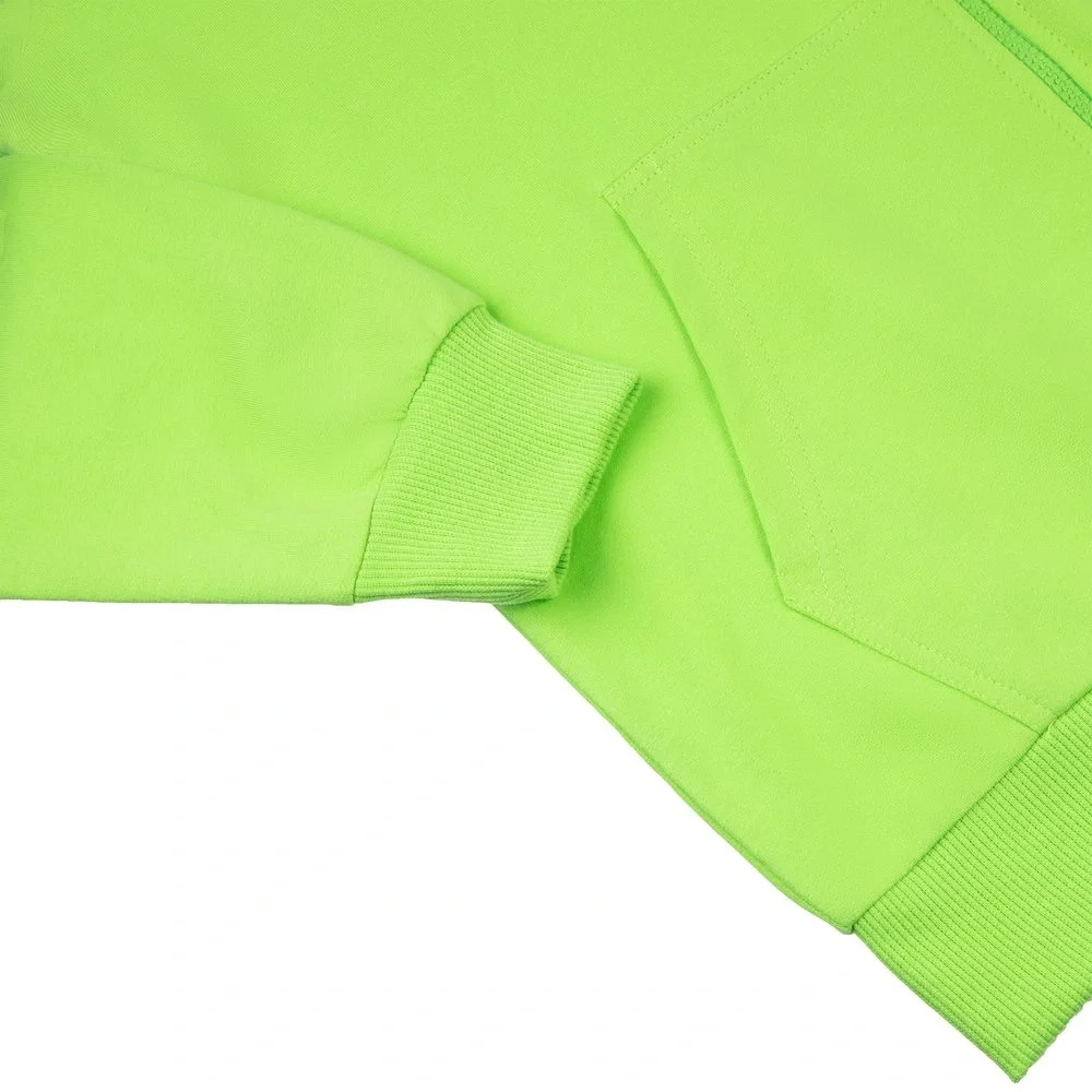 Толстовка на молнии с капюшоном Siverga 2.0, зеленое яблоко - фото 6