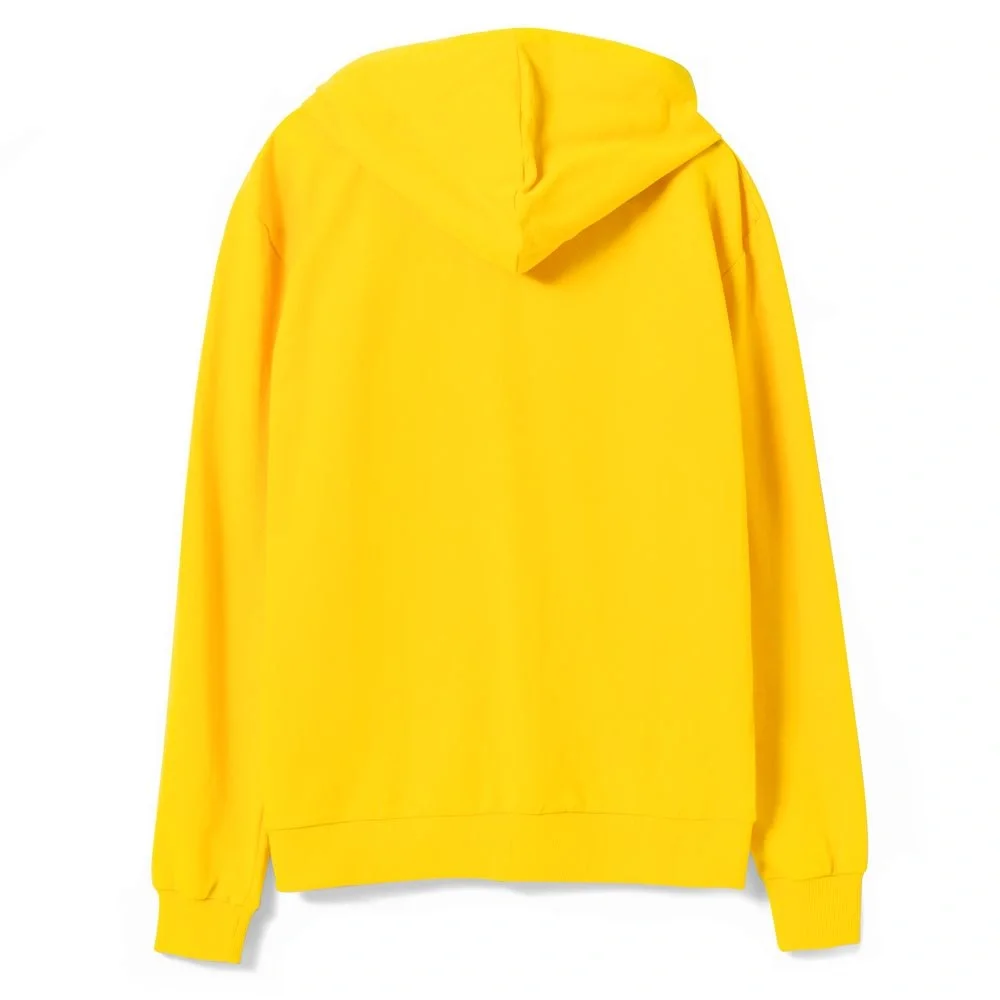 Толстовка на молнии с капюшоном Siverga 2.0, желтая - фото 2