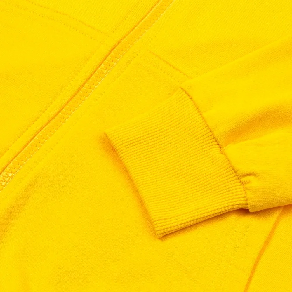 Толстовка на молнии с капюшоном Siverga 2.0, желтая - фото 3