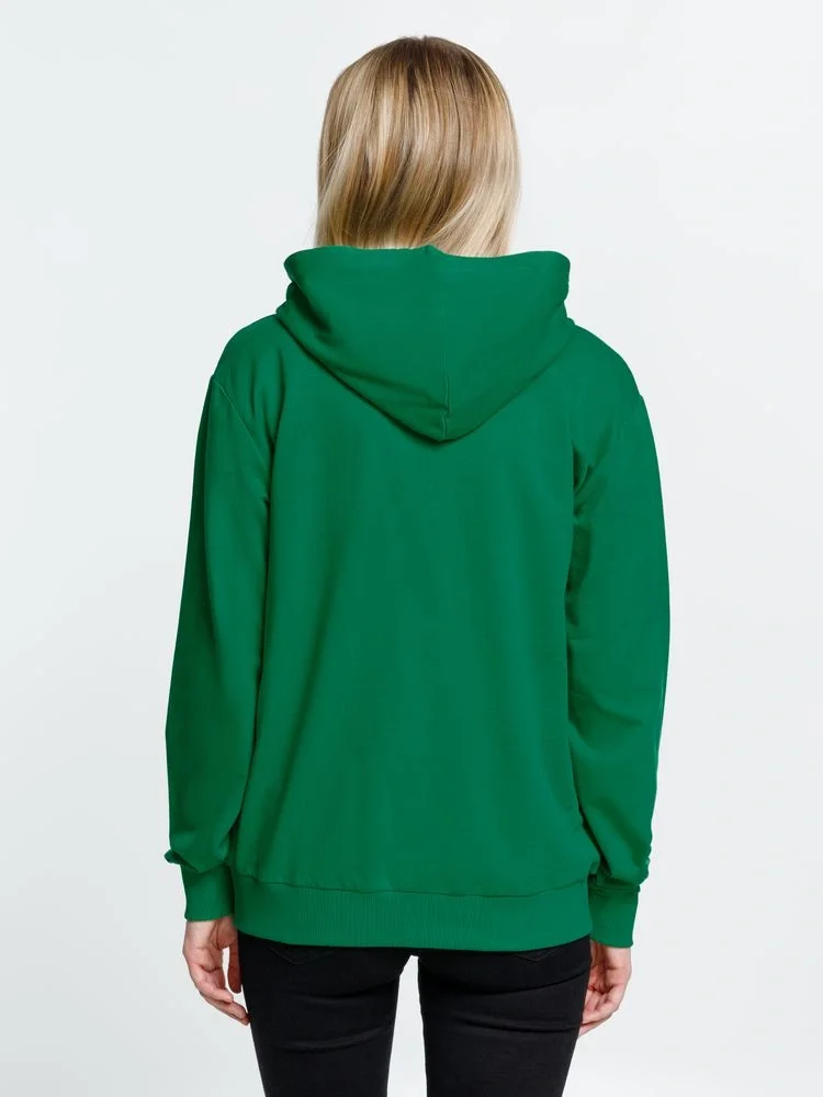 Толстовка на молнии с капюшоном Siverga, зеленая - фото 5