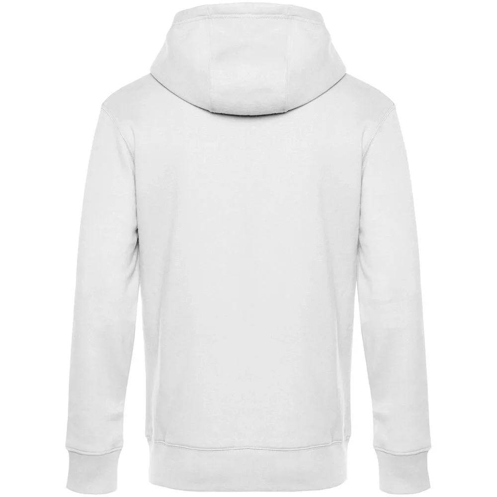 Толстовка на молнии с капюшоном унисекс King, белая - фото 3