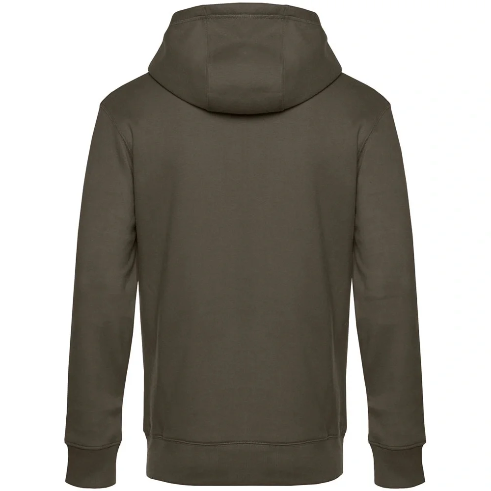 Толстовка на молнии с капюшоном унисекс King, хаки - фото 3