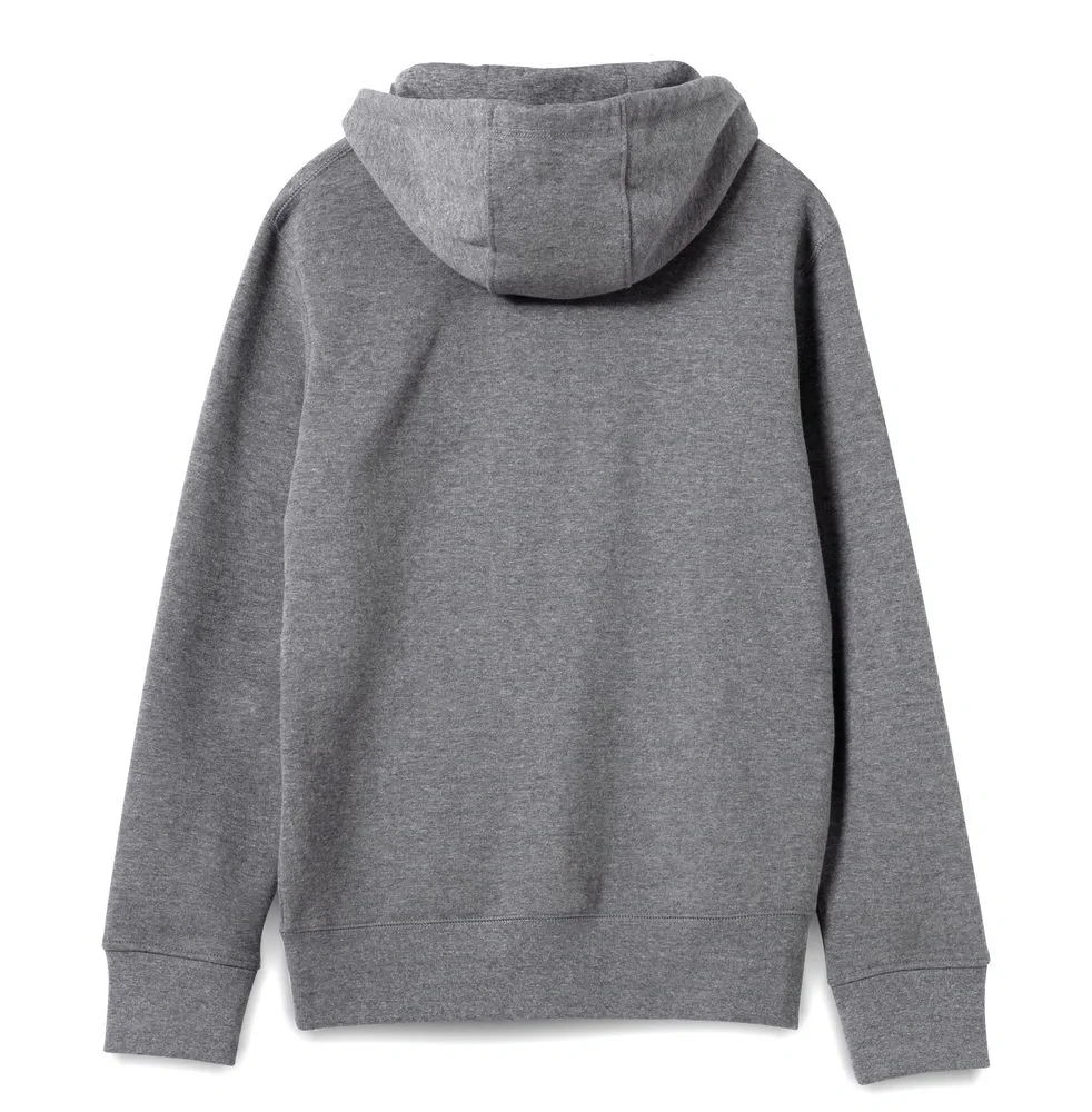 Толстовка на молнии с капюшоном унисекс King, темно-серый меланж - фото 9