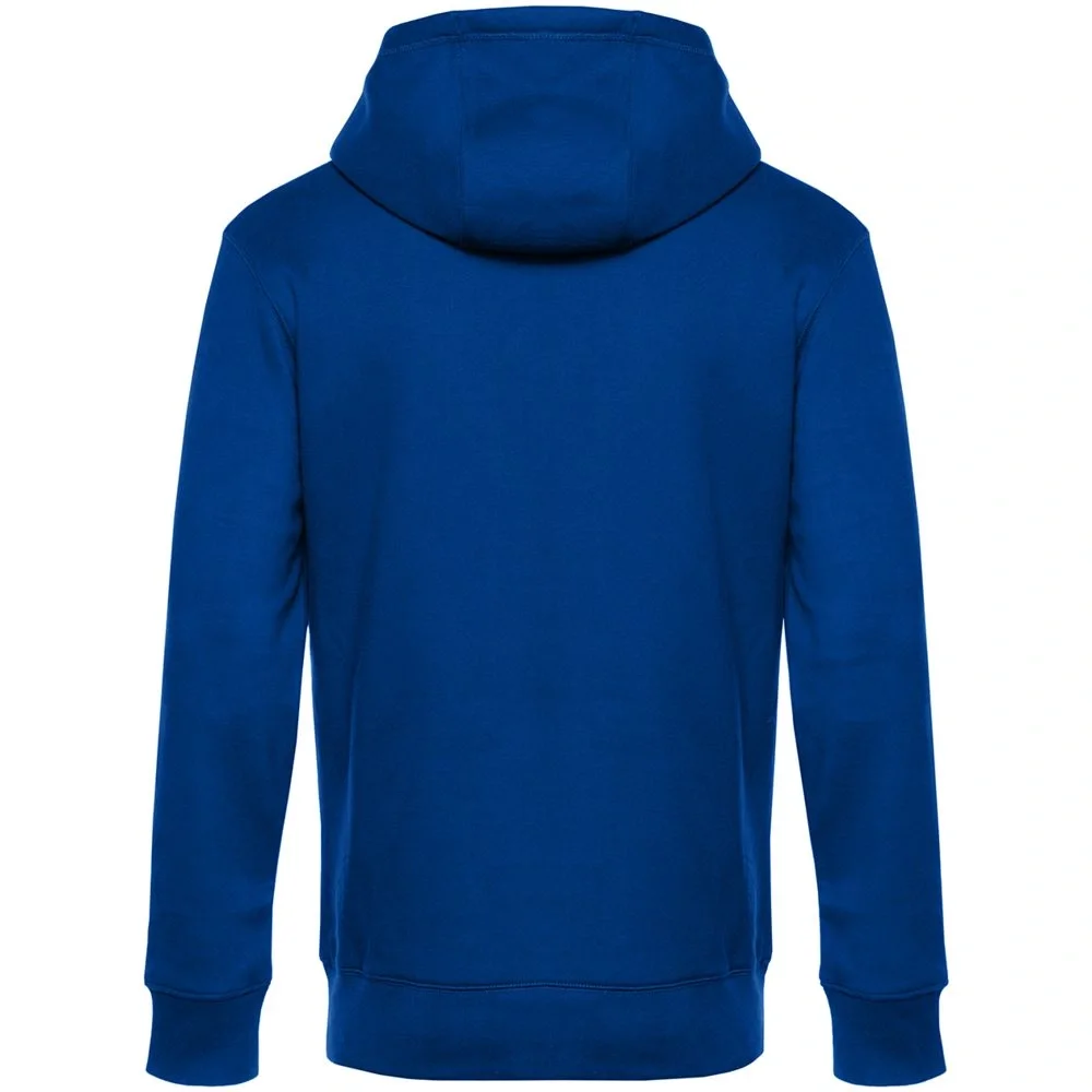 Толстовка на молнии с капюшоном унисекс King, ярко-синяя - фото 3