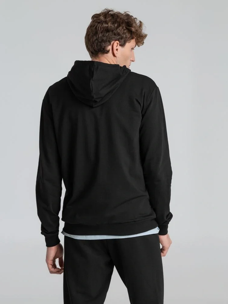 Толстовка на молнии с капюшоном Unit Siverga, черная - фото 17