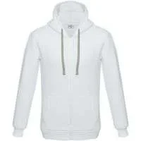 Толстовка на молнии с капюшоном Unit Siverga Heavy, белая - фото 1