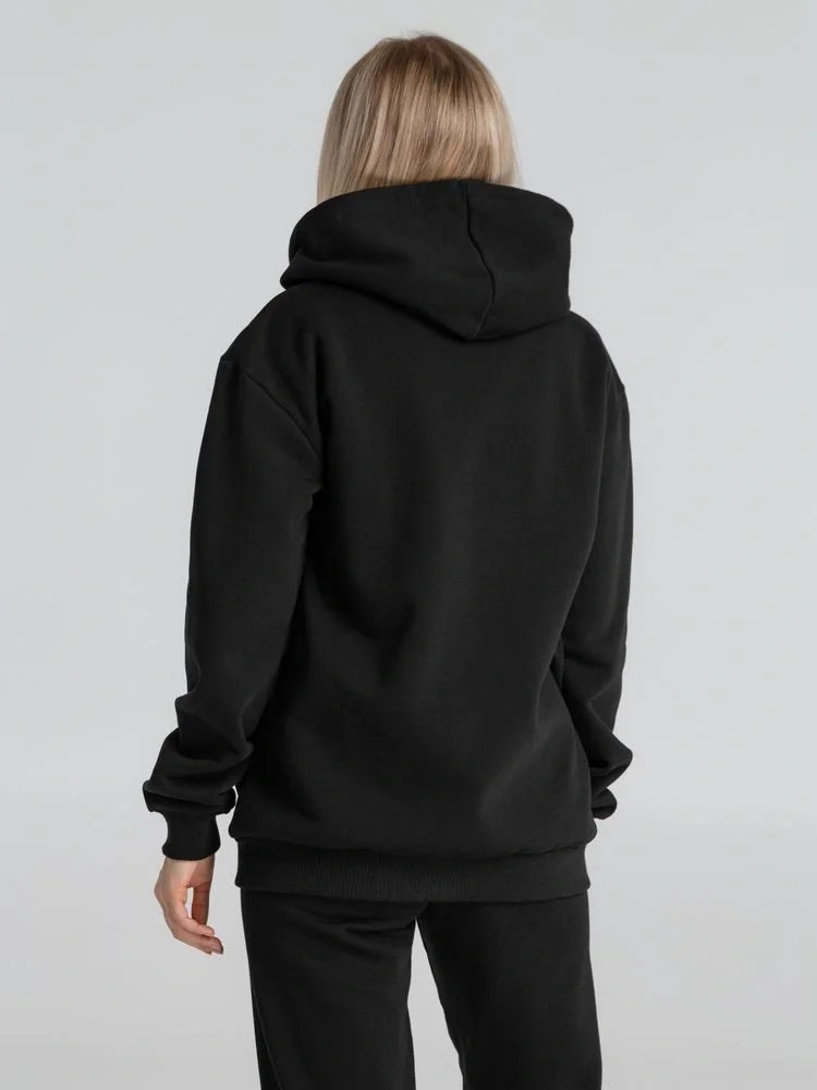 Толстовка на молнии с капюшоном Unit Siverga Heavy, черная - фото 16