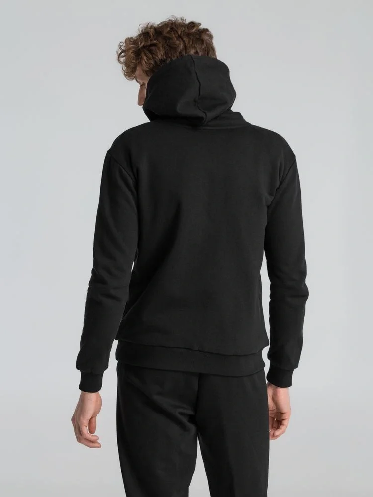 Толстовка на молнии с капюшоном Unit Siverga Heavy, черная - фото 19