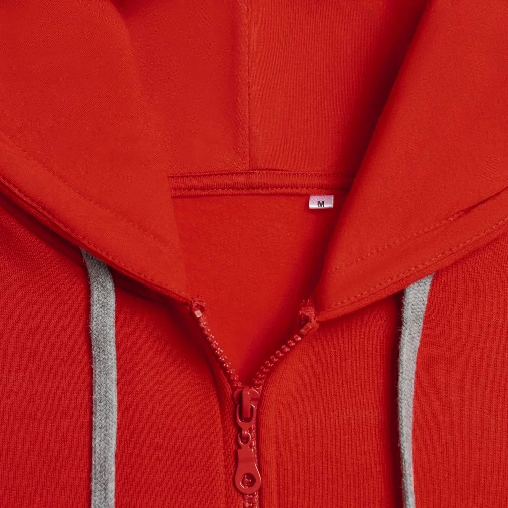 Толстовка на молнии с капюшоном Unit Siverga Heavy, черная - фото 6