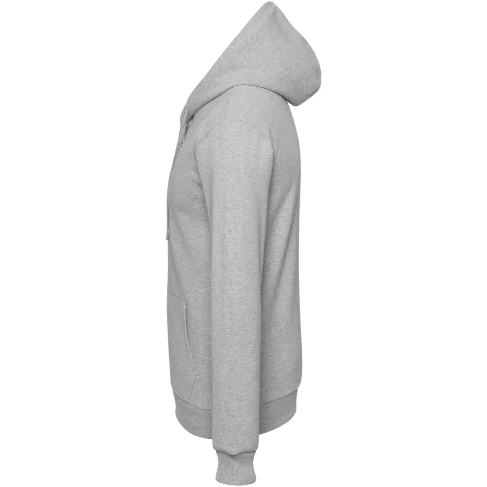 Толстовка на молнии с капюшоном Unit Siverga Heavy, серый меланж - фото 4