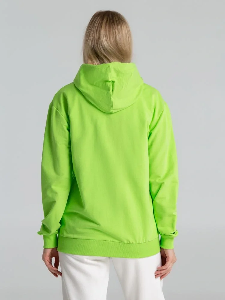 Толстовка на молнии с капюшоном Unit Siverga, зеленое яблоко - фото 15