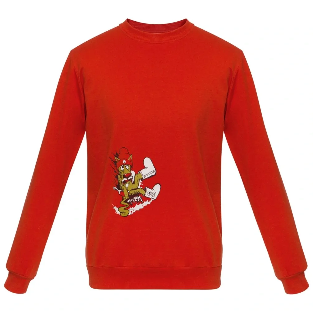 Толстовка «Ну, накати!», красная - фото 2