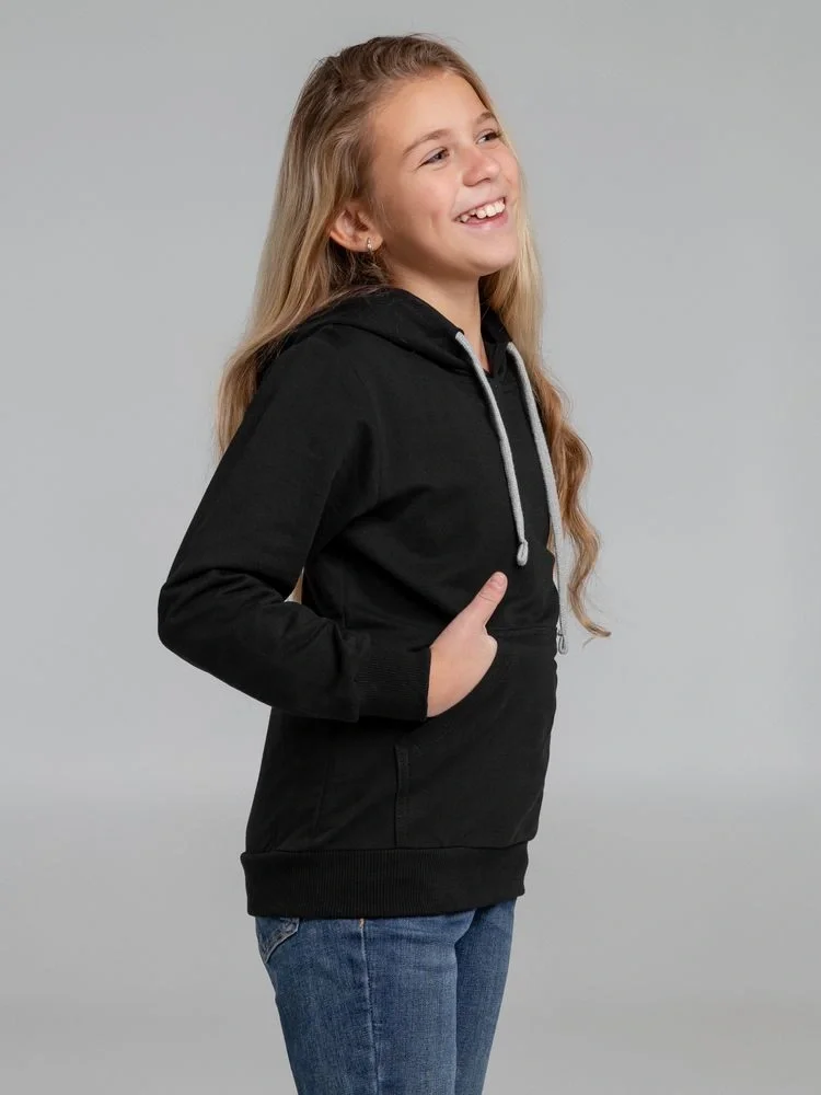 Толстовка с капюшоном детская Kirenga Kids, черная - фото 13