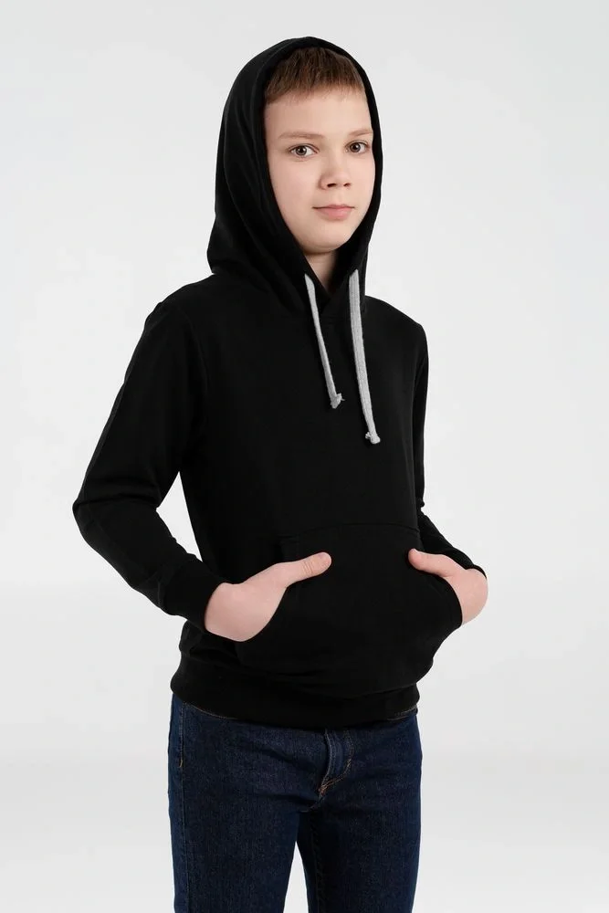 Толстовка с капюшоном детская Kirenga Kids, черная - фото 5