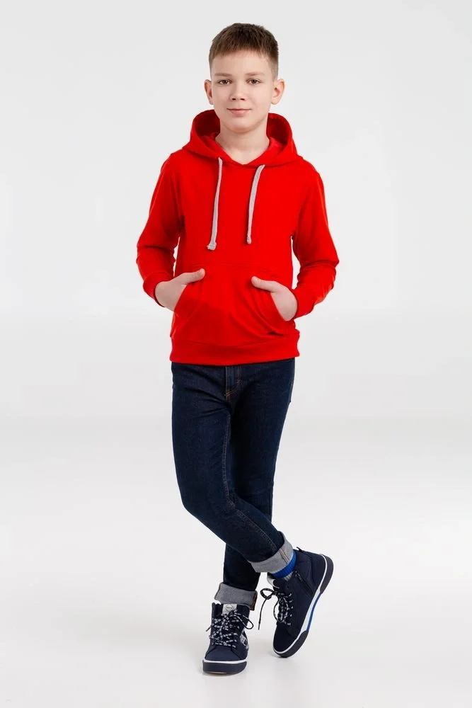 Толстовка с капюшоном детская Kirenga Kids, красная - фото 4