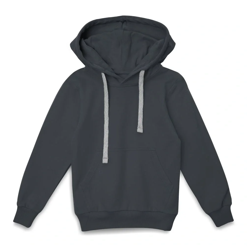 Толстовка с капюшоном детская Kirenga Kids, темно-серая (графит) - фото 1