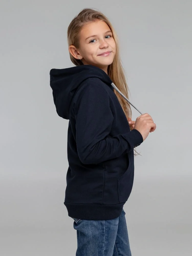 Толстовка с капюшоном детская Kirenga Kids, темно-синяя - фото 16