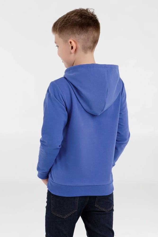 Толстовка с капюшоном детская Kirenga Kids, ярко-синяя - фото 6