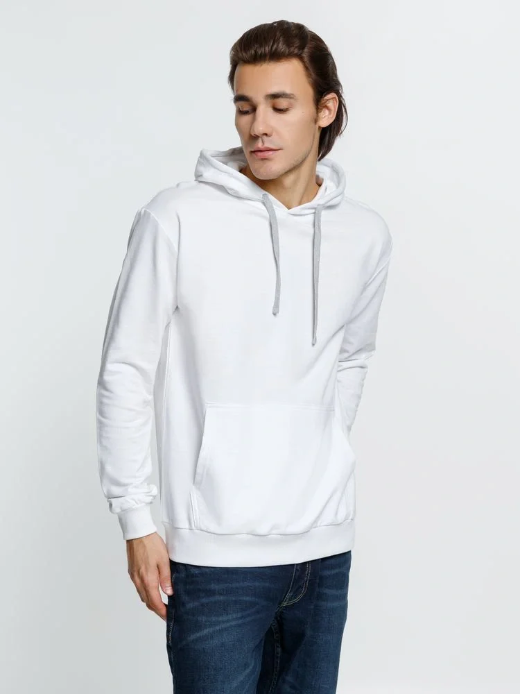 Толстовка с капюшоном Kirenga, белая (белоснежная) - фото 5