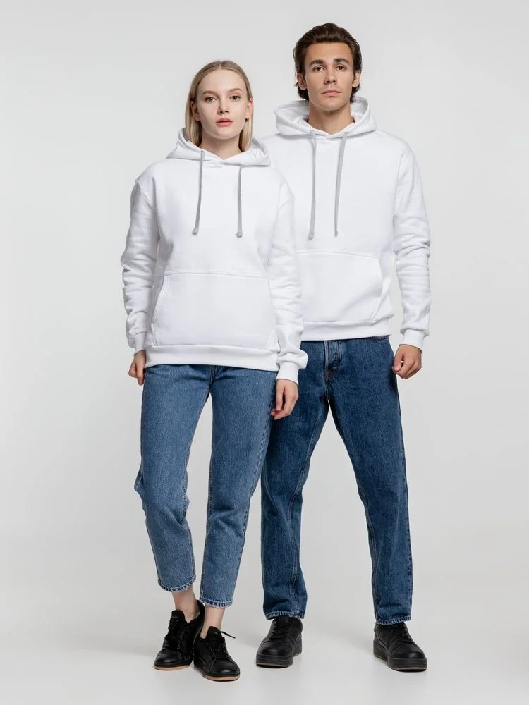 Толстовка с капюшоном Kirenga Heavy, белая (белоснежная) - фото 11