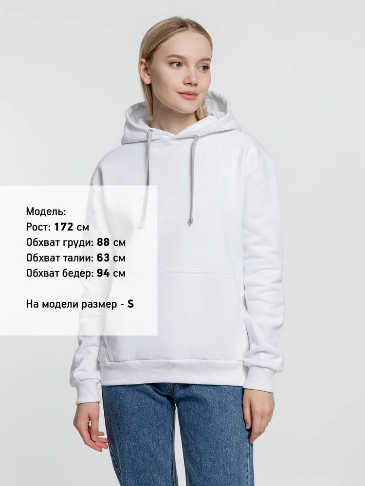 Толстовка с капюшоном Kirenga Heavy, белая (белоснежная) - фото 7