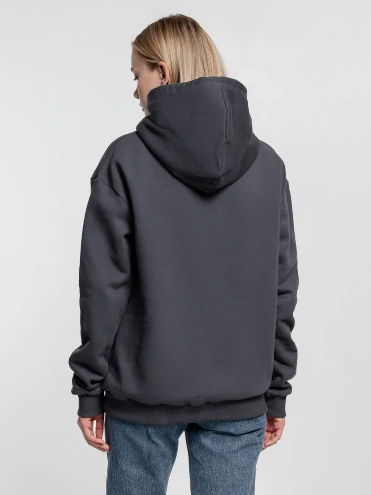 Толстовка с капюшоном Kirenga Heavy, темно-серая (графит) - фото 5