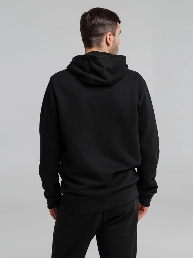 Толстовка на молнии с капюшоном унисекс King, черная - фото 13