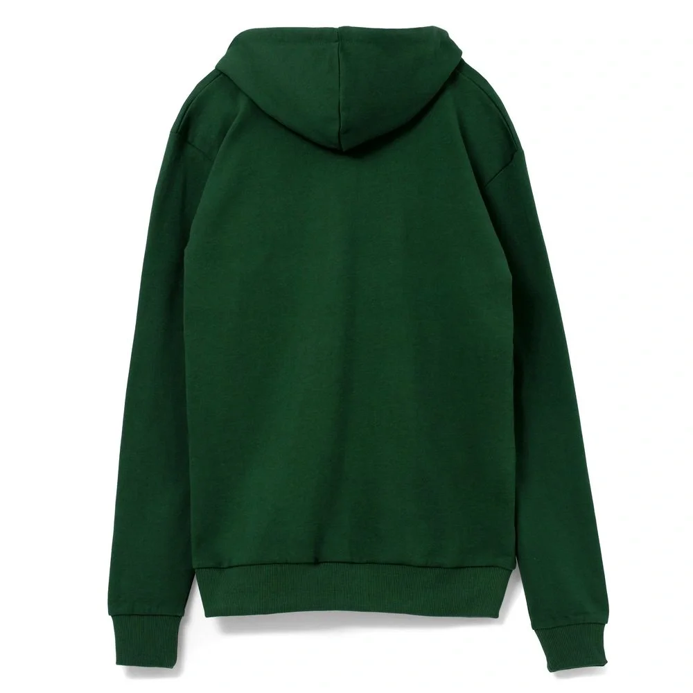 Толстовка с капюшоном на молнии Unit Siverga Heavy, темно-зеленая - фото 12