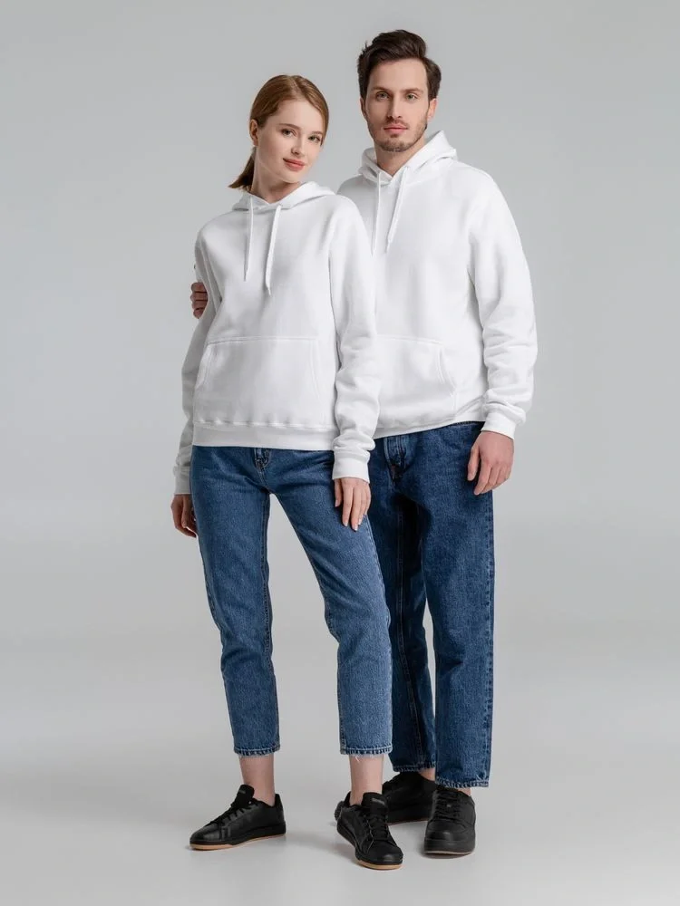 Толстовка с капюшоном Slam 320, белая - фото 18