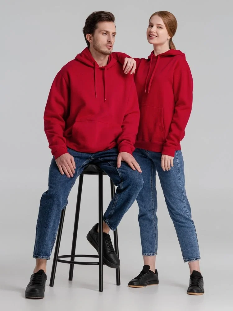 Толстовка с капюшоном Slam 320, бирюзовая - фото 16