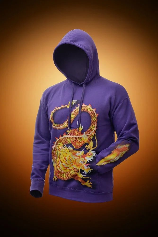 Толстовка с капюшоном Slam 320, фиолетовая - фото 5